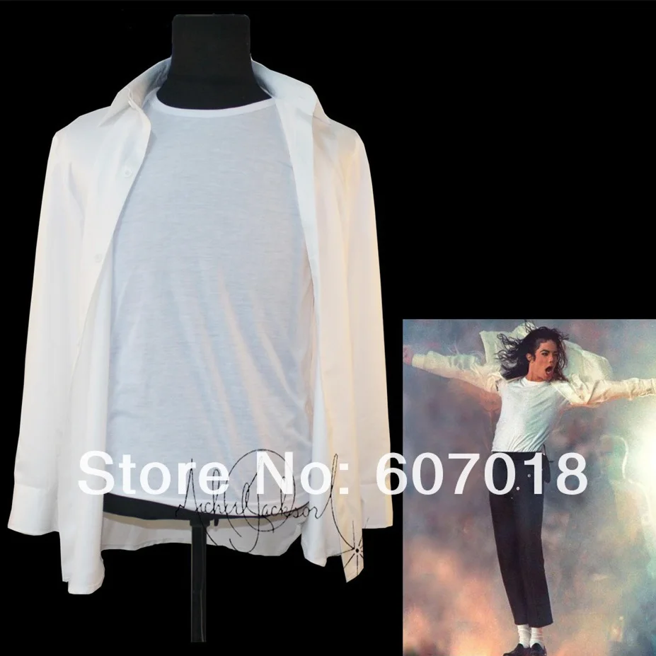 MJ Michael Jackson White Shirt 1993\'s