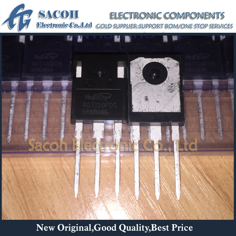 Refurbished Original 5Pcs/Lot MBQ40T120FDS 40T120FDS OR MBQ40T120FES 40T120FES TO247 40A 1200V IGBT Power Welding Transistor