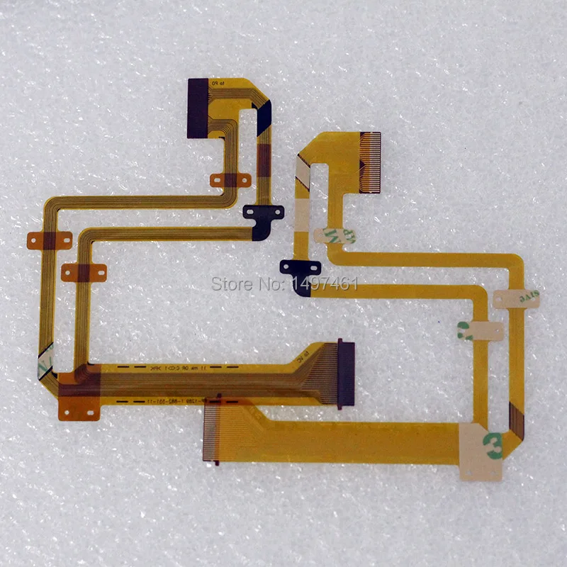 2PCS LCD hinge rotate shaft Flex Cable for Sony DCR-SR20E DCR-SX15E DCR-SR15E SR20 SR21 SR15 SX15 SX20 SX21 Video camera