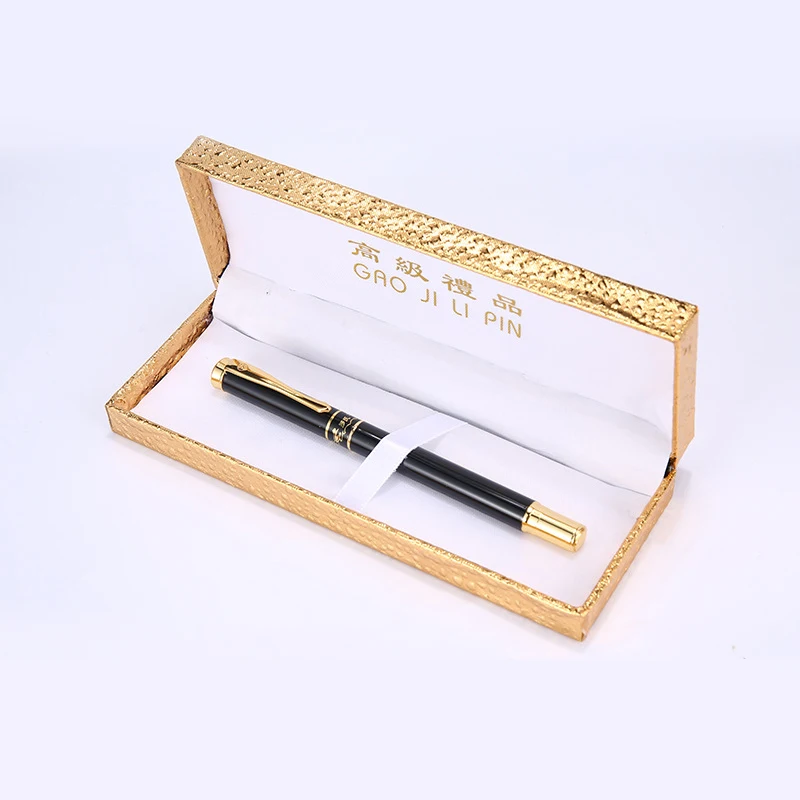 

Новинка золотистые черные металлические стержни вращающиеся коммерческие шариковые ручки с коробкой рекламный подарок письменные принадлежности офисные и школьные принадлежности