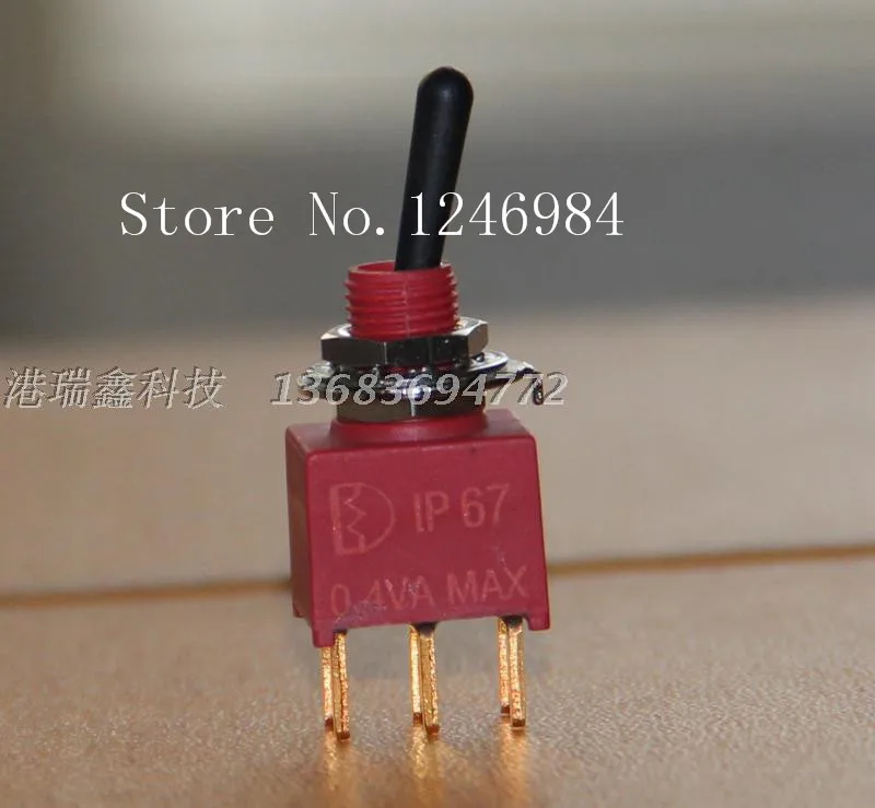 [SA]NE8011 six foot two tranches M6.2 waterproof toggle switch Q11 anti-static plastic handle Taiwan Deli Wei 1AD1--20pcs/lot