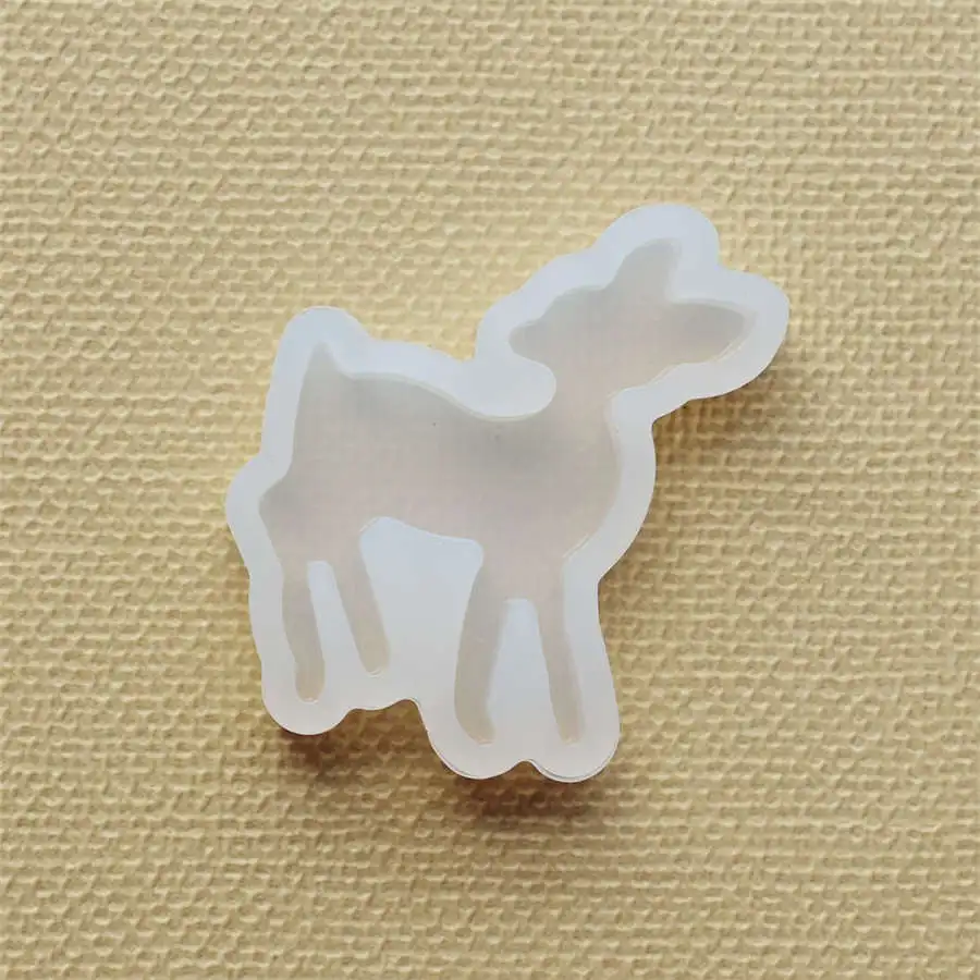 SNASAN Silicone Mold For Jewelry Lovely Animal Cat Rabbit Deer Dolphin Resin Silicone Mould Handmade Tool DIY Epoxy Resin Molds