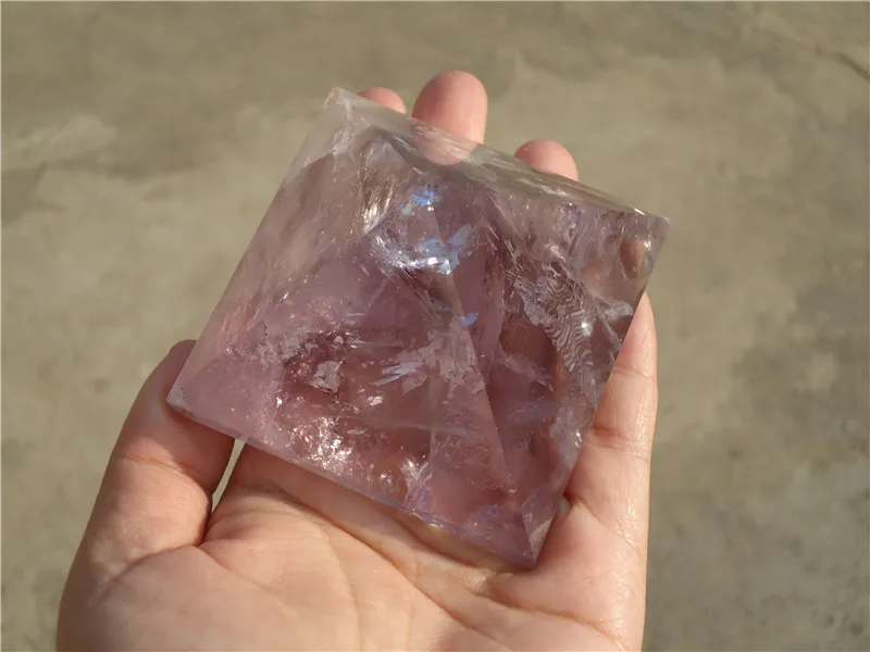 

360g Natural Amethyst Quartz Crystal Pyramid Healing