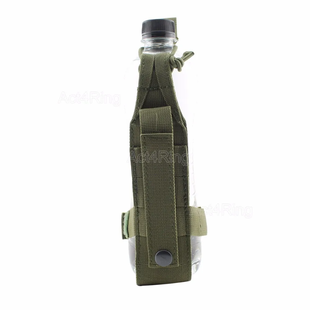Portabotellas táctico MOLLE ripstop – Soporte militar woodland - imagen 4