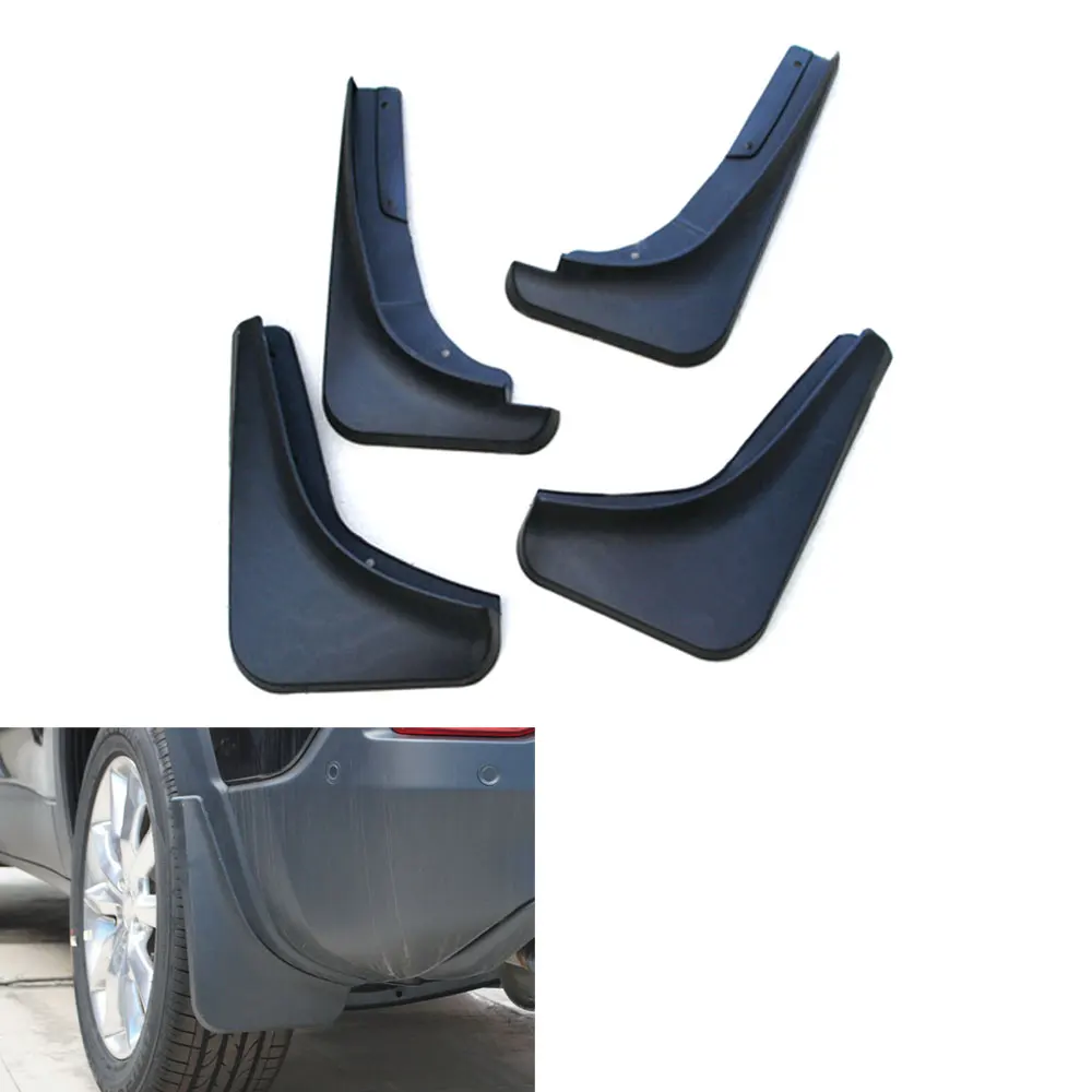 

BBQ@FUKA 4pcs/set Hotsale Front Rear Mud Flaps Splash Guards Mudflaps Mudguard Protector Fit For Cherokee 2014-2016 Car-Styling