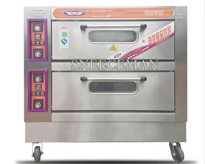 2layers 4trays HOT SALE Stainless Steel Bread Oven Baking Oven Bakery Equipment