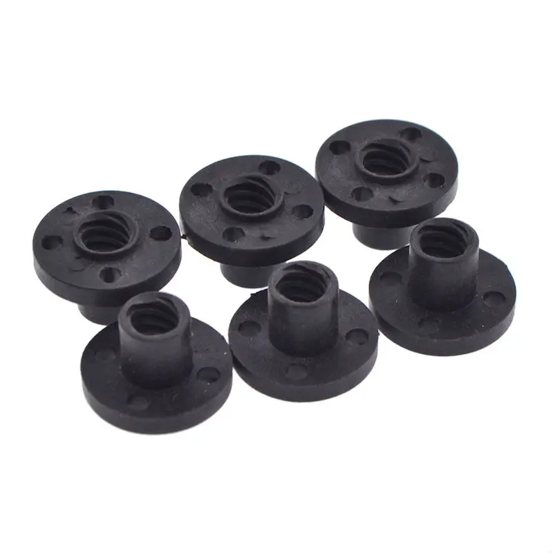 

Funssor 5 Pcs Black TR8 Lead Screw POM nut TR8x2/TR8x4/TR8x8 Trapezoidal Screw Nuts Delrin Nuts 8mm