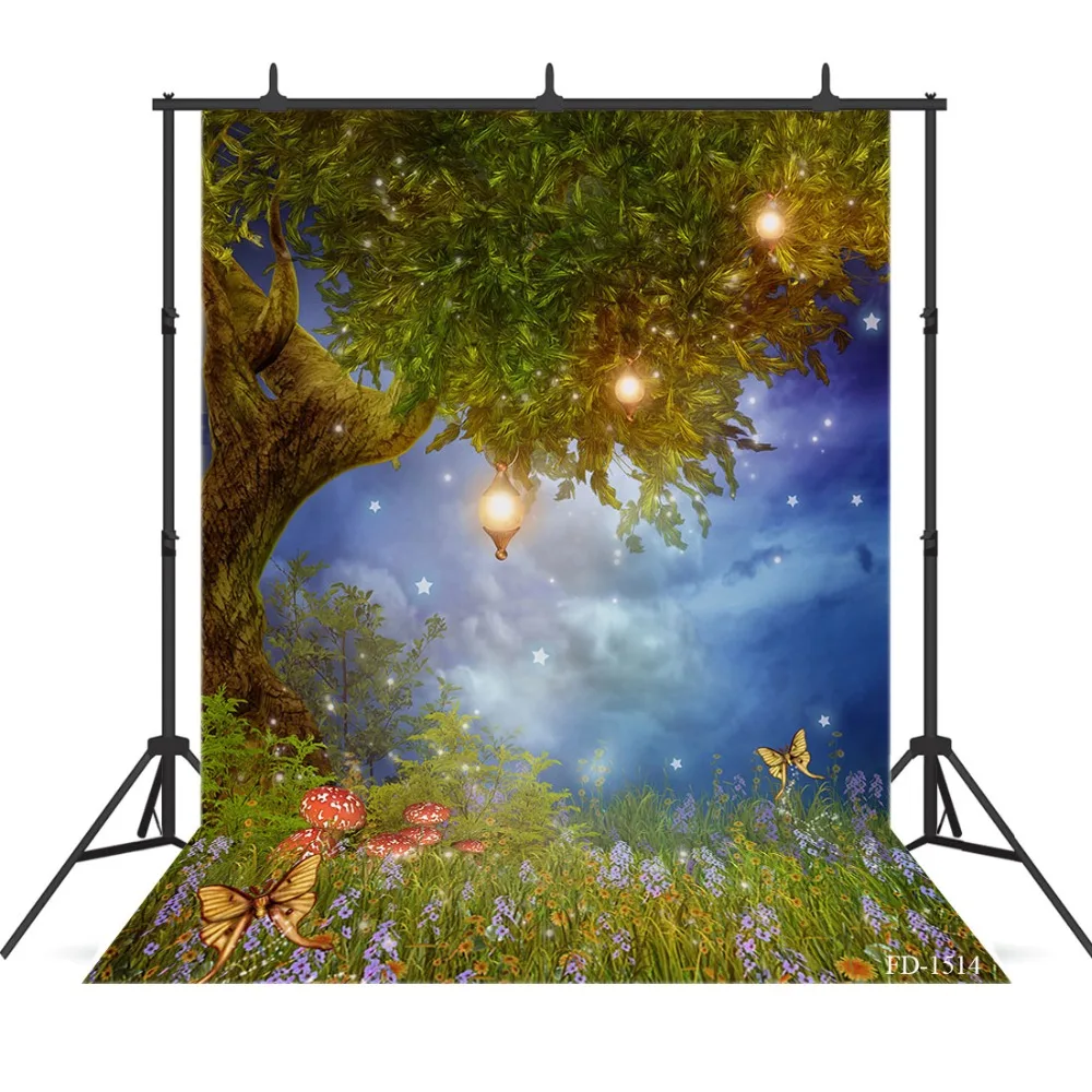 Arrière-plan de photographie d'herbe légère d'arbre, accessoires de séance Photo, arrière-plan de Portrait d'enfant, de nouveau-né, de Studio Photo