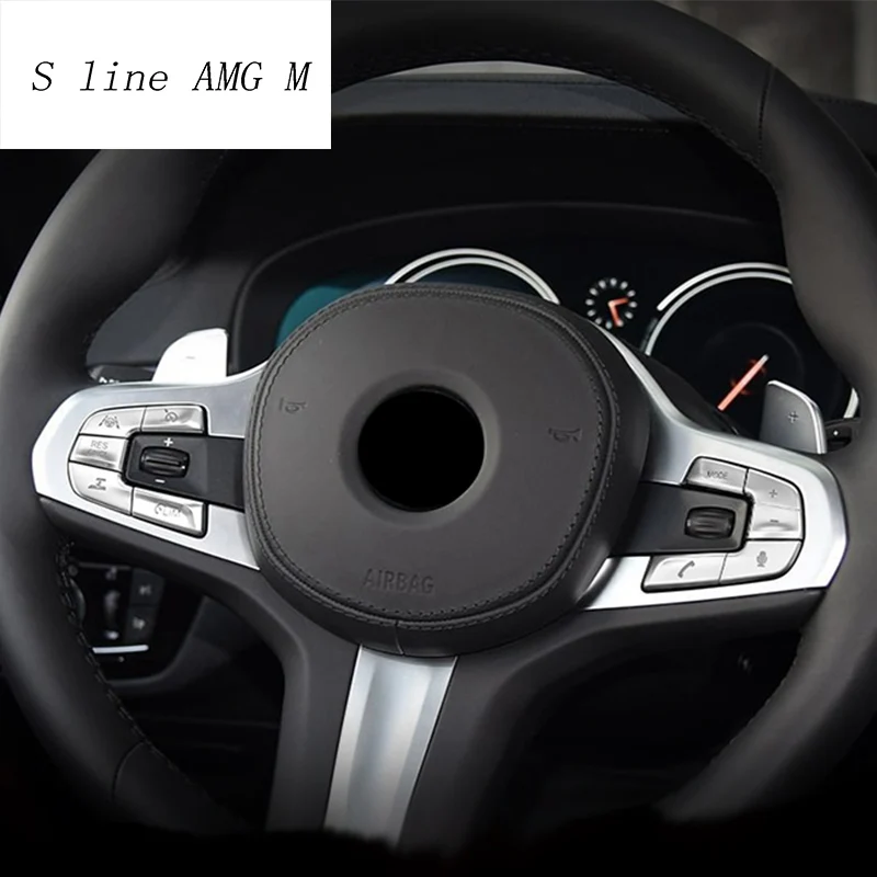 Car Styling Steering Wheel Button Covers decoration Trim Stickers for BMW X3 F25 Interior Auto Accessories For M Sports version