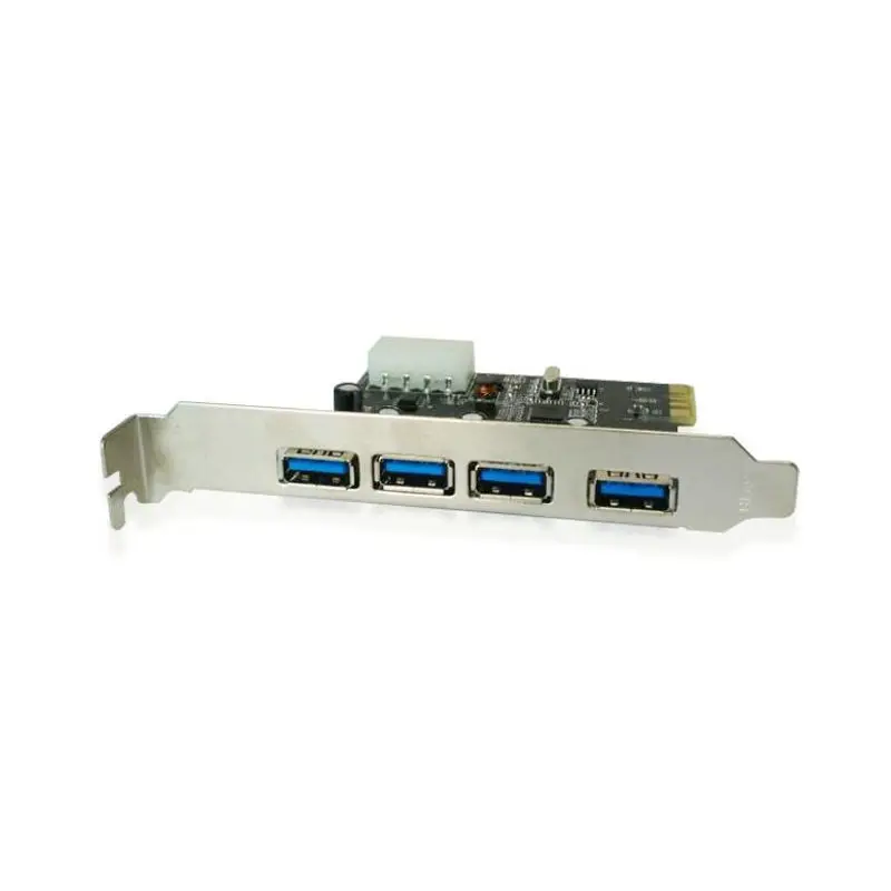 Carte PCIe PCI express vers USB 3.0 Riser, 4 ports, avec chipset VIA 805