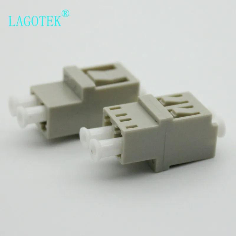 50PCS LC UPC Duplex  Fiber optic Adapter High low type  LC Optical fiber coupler LC UPC Fiber flange MFA-LC02-AQ