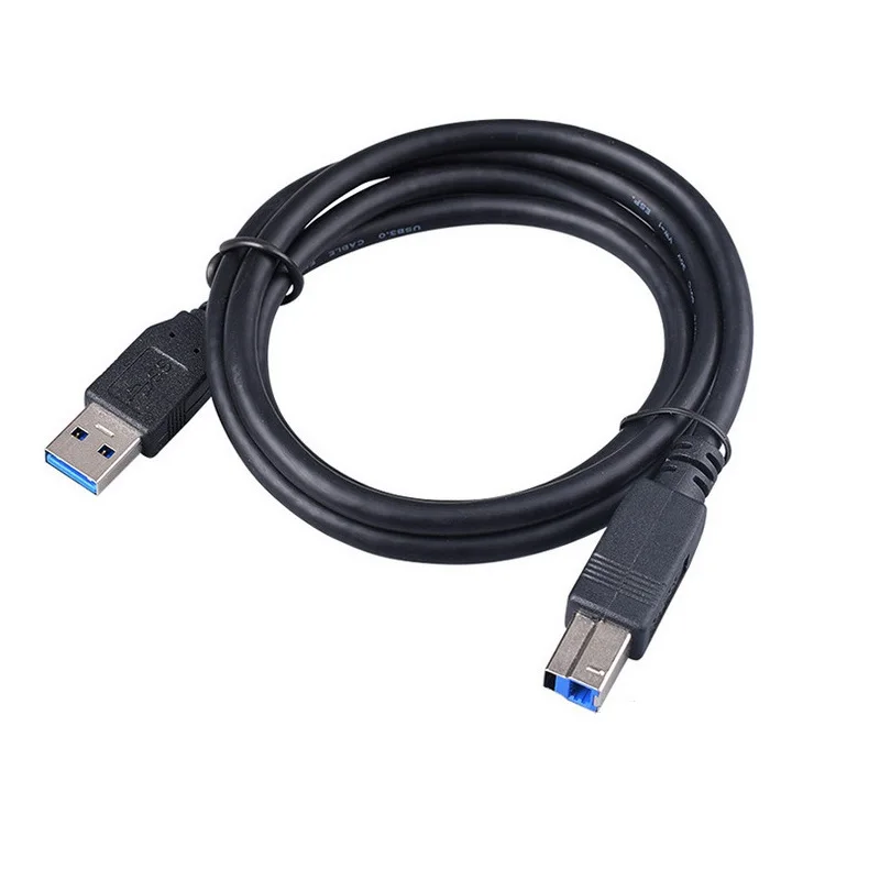 1 متر 2 متر 3m USB 3.0 عالية السرعة كابل طابعة طويلة الرصاص أ إلى ب الأسود محمية للكمبيوتر مكتب والمدرسة