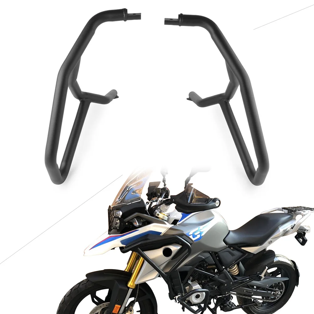 Motorrad Schwarz Stoßstange Oberen Crash Bar Extensions Motor Schutz Für BMW G310R 2018 / G310GS 2017 2018 Motorrad Zubehör