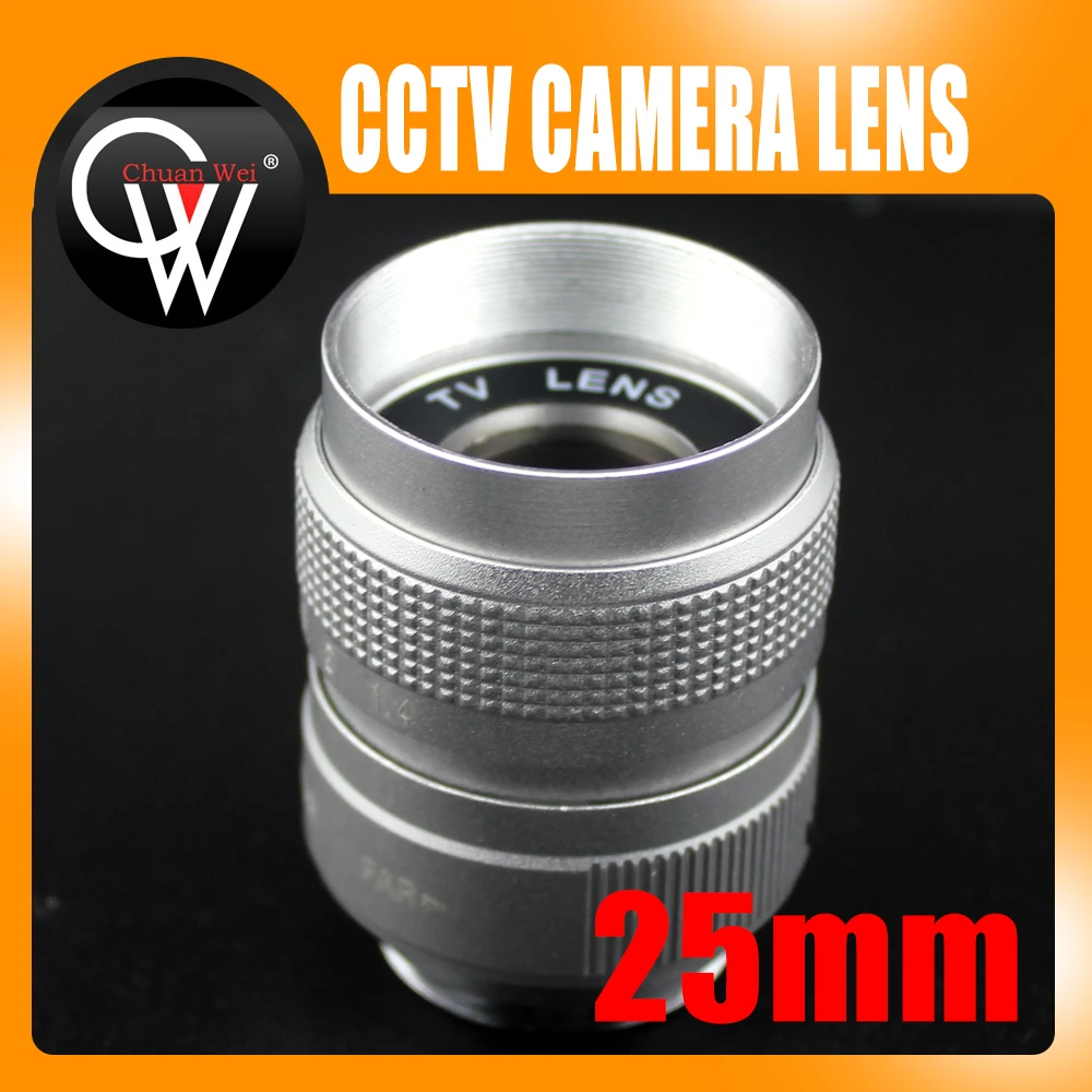 TV 25mm lens 1/2 C Mount CCTV f1.4 Lens For Canon EOS Micro 4/3 m4/3 Nex GX1 OM-D1 Camera Accessories