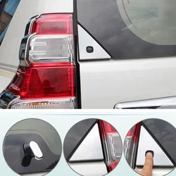 Pcs Chrome Rear Window Trims for Toyota Land Cruiser Prado Fj 150 Accessories