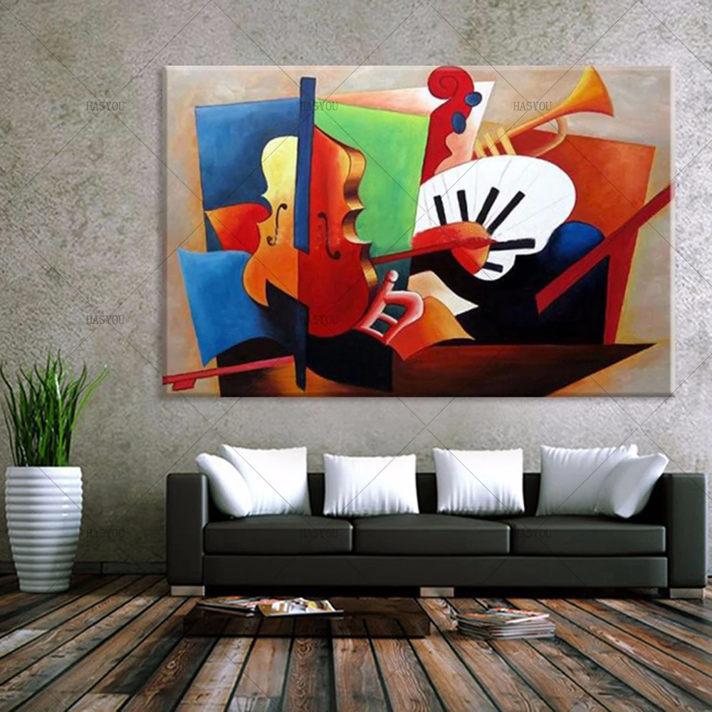 

Abstract art painting modern Instrument pictures Home large wall paintings handmade oil painting for living room wall decor art