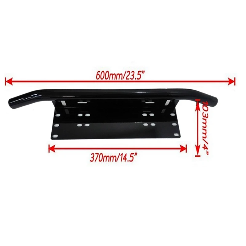 1PCS Bull Bar Bracket Front Bumper Universal License Plate Mount Bracket Holder Offroad Day Light Bar For OffRoad LED Work Light