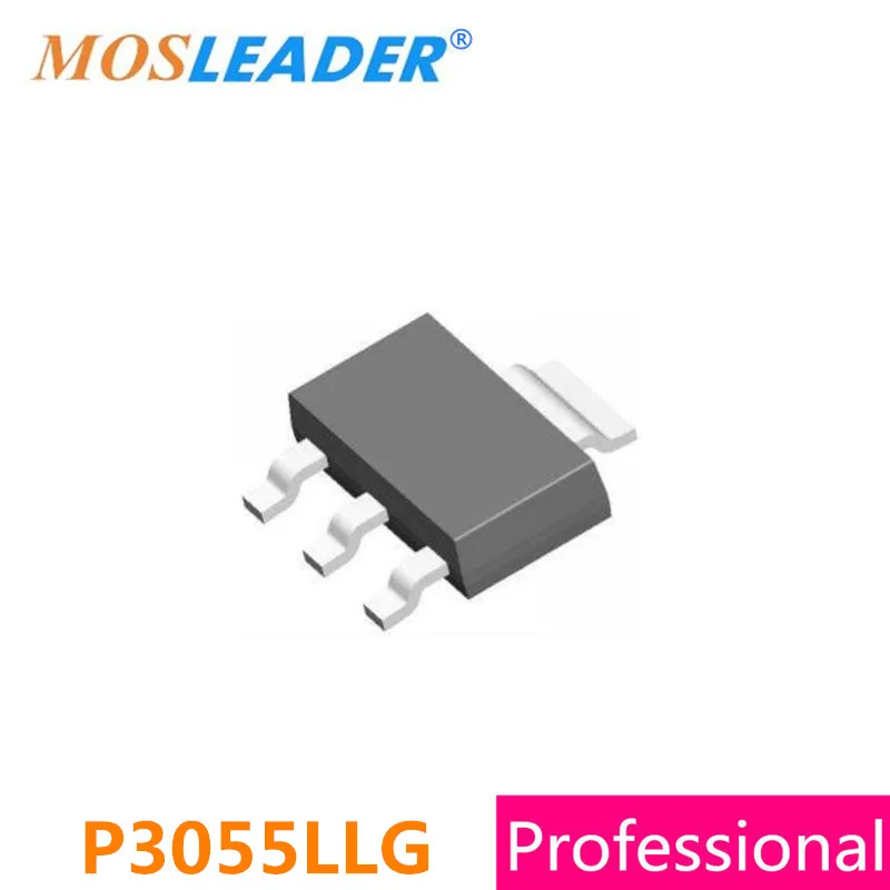 

Mosleader P3055LLG SOT223 100 шт. 1000 шт. P3055 3055LLG N-channel 25V 6A MOSFET Сделано в Китае