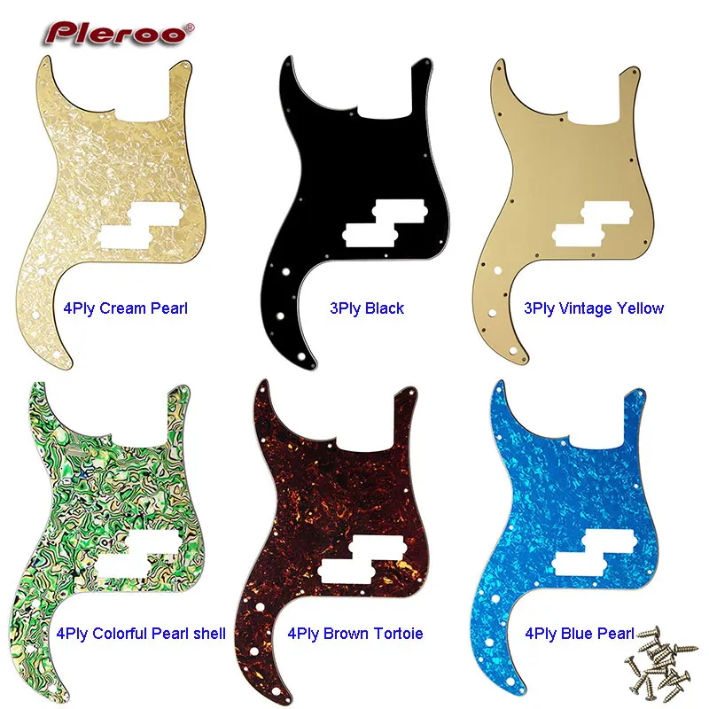 

Guitar Parts Quality Electric Guitar Pickguard - For Left Handed USA / Mexico Fd Standard P Bass Guitar Pickguard Scratch Plate