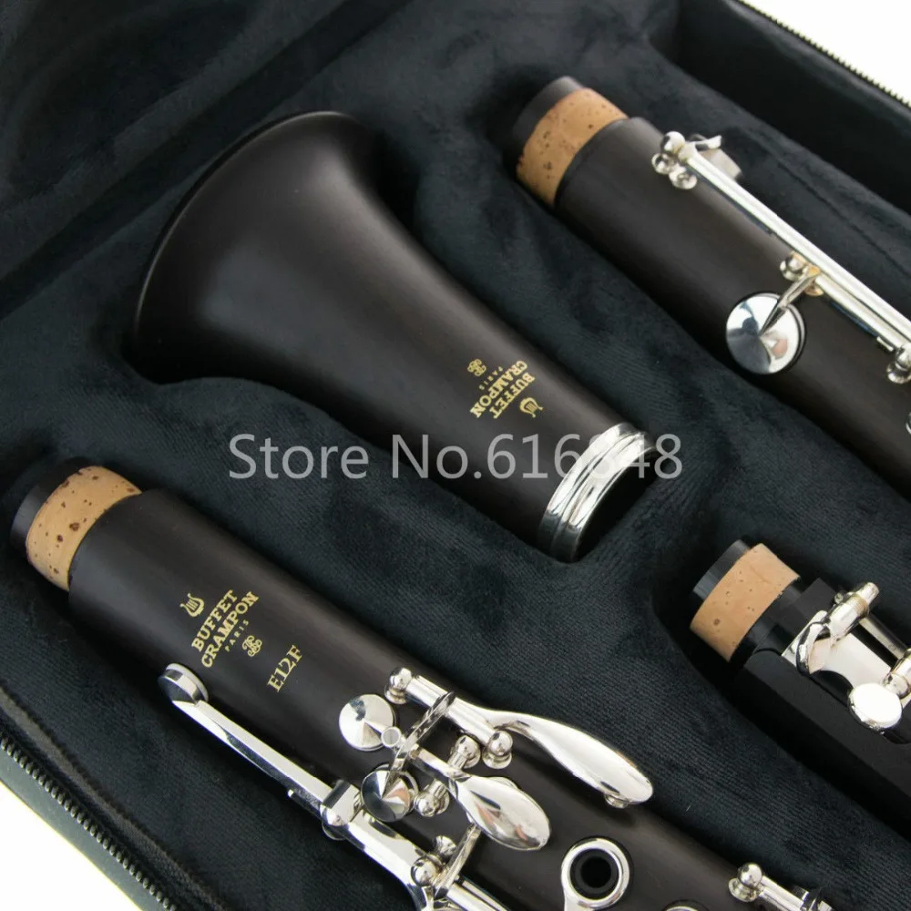 Brand New Buffet Crampon E12F Professional Wood / Bakelite Tube Bb Clarinet High Quality Musical Instruments Clarinet With Case