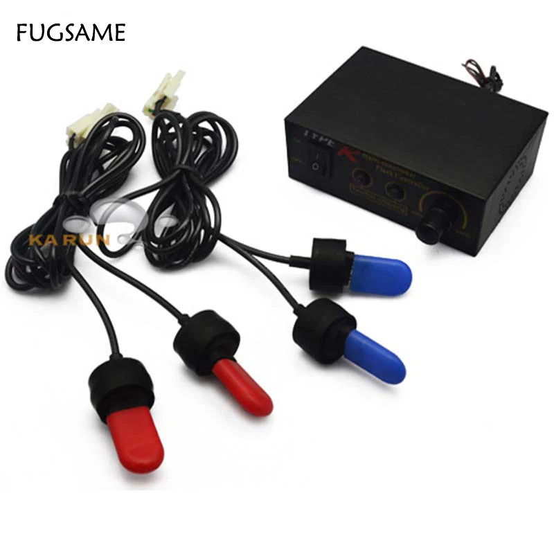 

FUGSAME U Bulbs Flashing Lamp Strobe Lights Kit Fire Lightbar Light Head Car Truck Light Lamps 4 LED White Color