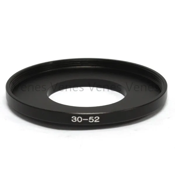 Venes 2PCS 30-52mm Step-Up Metal Lens Adapter Filter Ring / 30mm Lens to 52mm Accessory