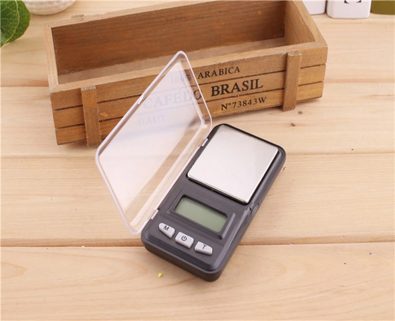 

100pcs/lot 200g*0.01g Electronic LCD Display scale Mini Pocket Digital Scale 500x0.01g Weighing Scale Weight Scales Balance