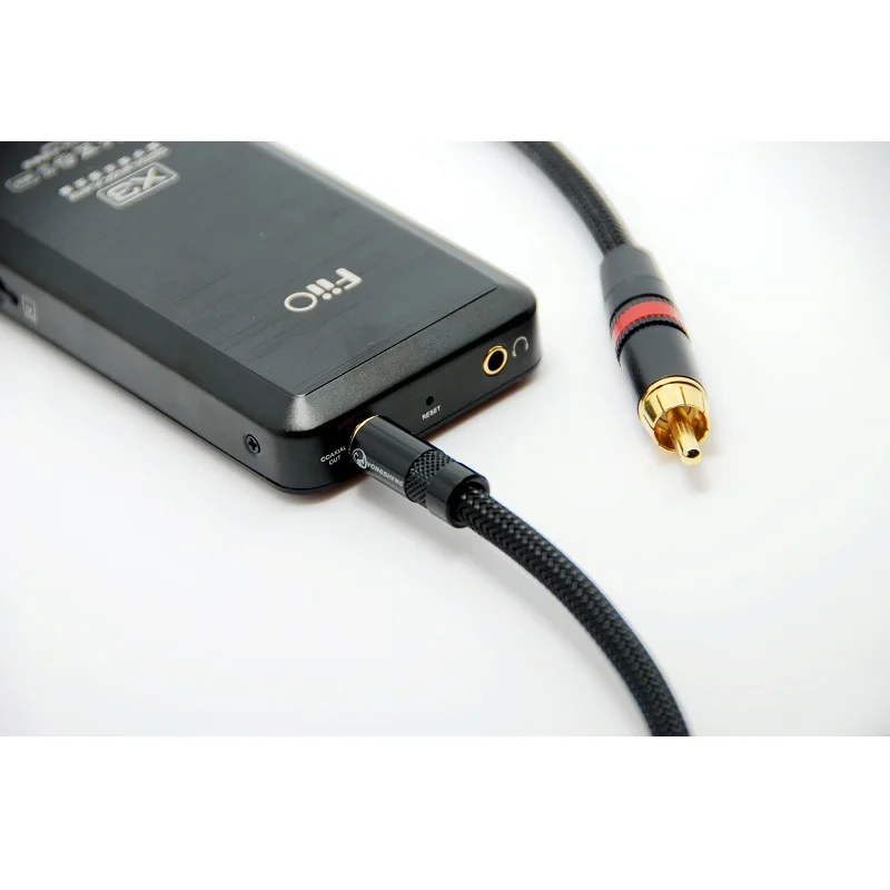 Darmowa wysyłka DIY HIFI 3.5mm do RCA SPDIF koncentryczny cyfrowy kabel Audio dla XiaoMi Box MDZ-09-AA Fiio X3, X5 pierwszej generacji