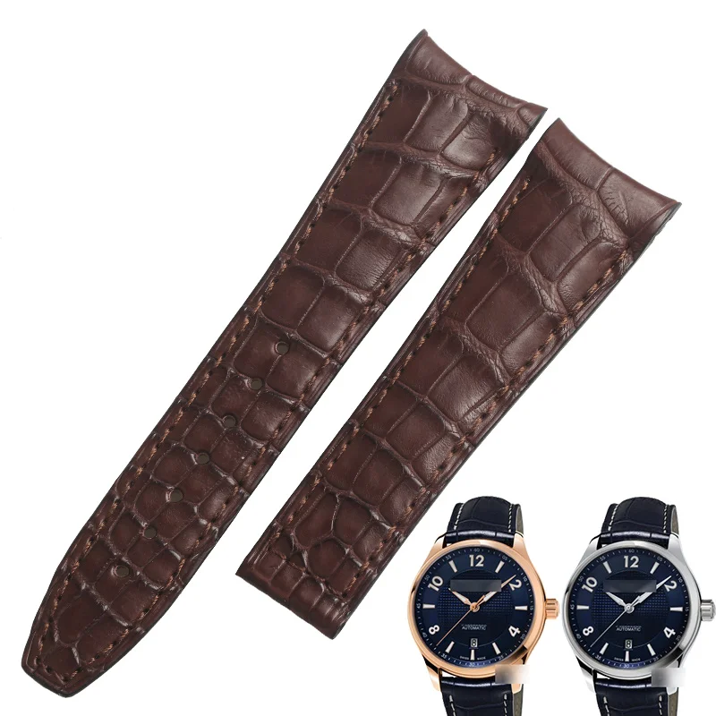 WENTULA watchbands for  FrederiqueRIVA HISTORIAL SOCIETY FC - 330 alligator skin /crocodile grain