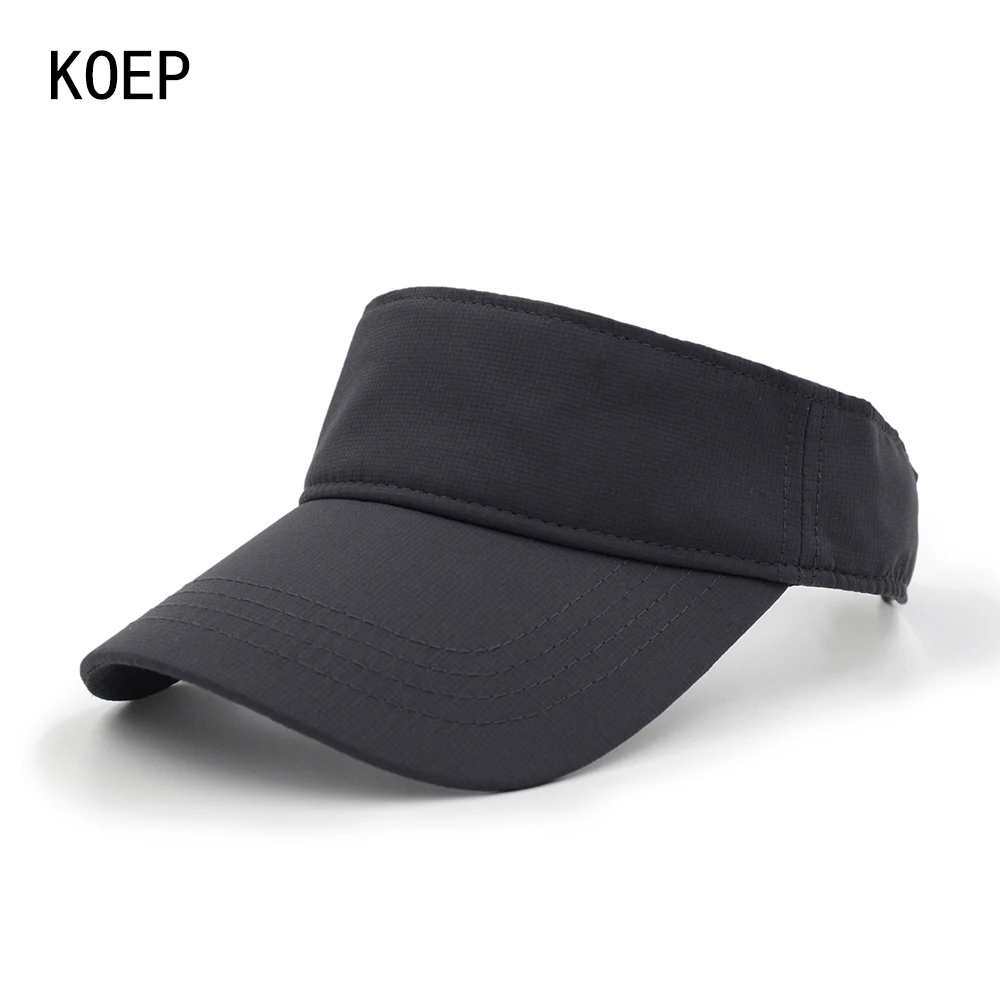 

KOEP Empty Top Golf Cap Hat Snapback Men Women Polyester Breathable Adjustable Fitted Baseball Cap For Outdoor Sports