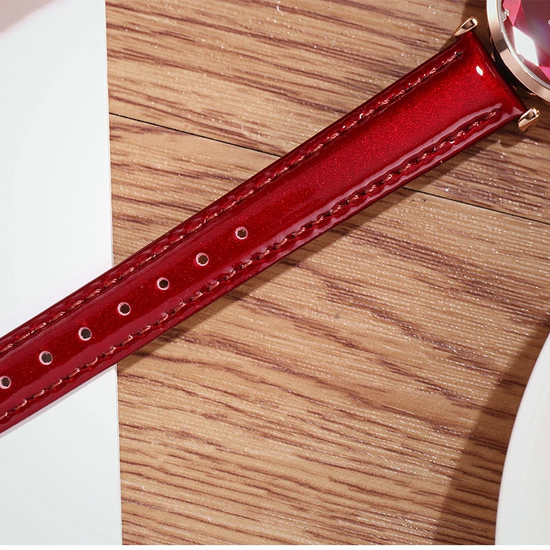 GEDI-ساعات نسائية من الجلد ، كوارتز ، بسوار غير رسمي ، 2019