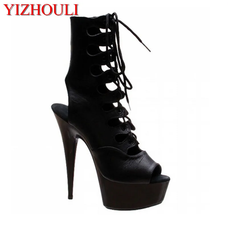 

The sexy front line is 15cm ultra fine and waterproof platform shoes, nightclub lap-dancing sandals