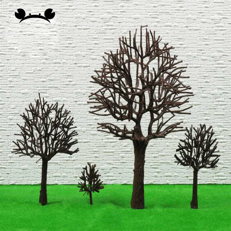 50pcs Model Tree Trunk Branch HO Scale Model Train Railway Accessories Miniature Garden Landscape Decoration Diorama Scenery