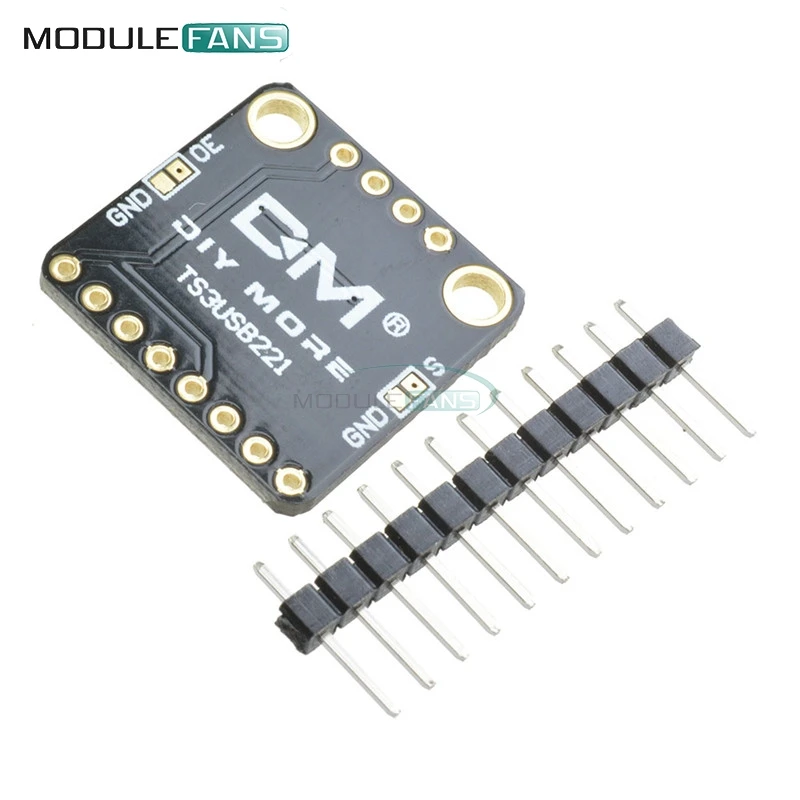 TS3USB221 High-Speed USB 2.0 (480Mbps) 1:2 Multiplexer To Demultiplexer Switch With Single Enable Board Module