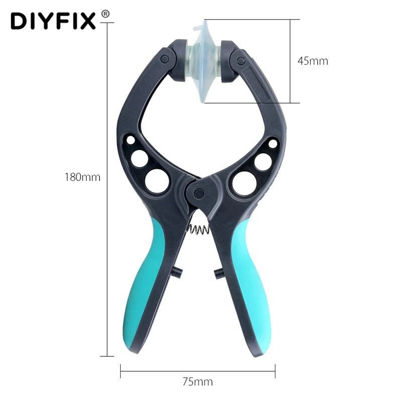 DIYFIX, быстросъемные плоскогубцы для открывания ЖК-экрана, присоска для iPhone, iPad, Samsung, инструмент для ремонта сотовых телефонов