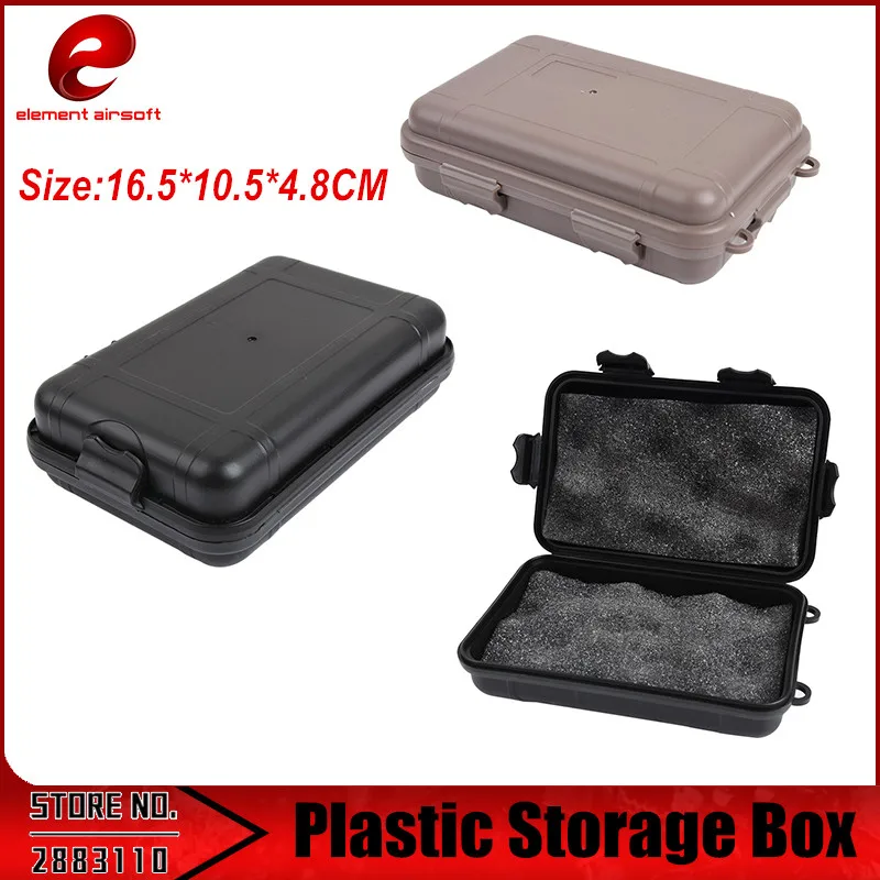 Element Outdoor Flashight Tool Storage Case Shockproof Waterproof Box Portable Tool For Storage EDC Travel Sealed Container EX7