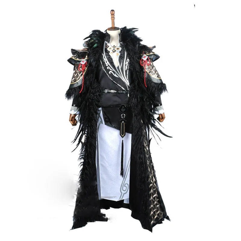 Jian Wang III Cosplay Hanfu Black Box NPC Adult Men Male Cosplay Hanfu Computer Game Can customize 3XL 4XL super large size