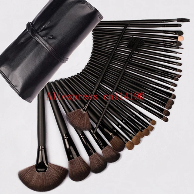 Wholesale 32Pcs Professional Makeup Brushes Kit Cosmetic Brushes Eyes Face Blending Tools Eyebrow Lip Blush Powder Make up Brush