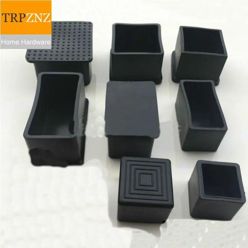 Rubber PVC, square tube plug, soft rubber jacket, table and chair stool cover, leather sleeve plug, protective rubber sleeve