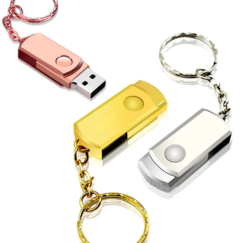 Rose Gold Silverไดรฟ์ปากกาความเร็วสูงUSBแฟลชไดรฟ์64GB 32GB 16 GB 8GB 4GB USB Memory Stick Pendrive Noveltyของขวัญ