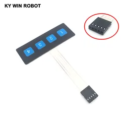 1X4 Matrix Keyboard For Arduino Array Module 16 Key Membrane Switch Expansion Keypad Panel 1*4 Control Microprocessor AVR