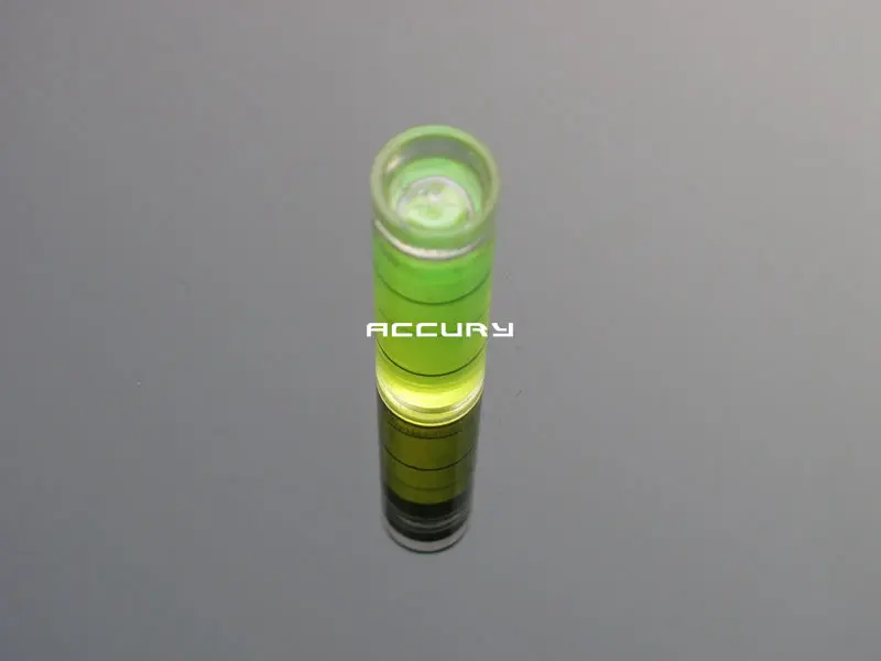 20pcs 9.5*34mm Cylindrical Bubble level spirit level vial Acrylic levels for Frame or Hanging wall TV