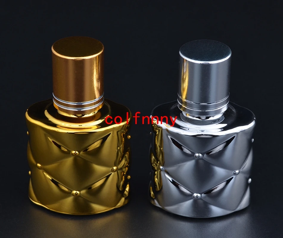 300pcs/lot Fast Shipping10ml UV Glass Refillable Perfume Bottle With Essential Oils Stylish Flacon Vide Cosmetique With Package