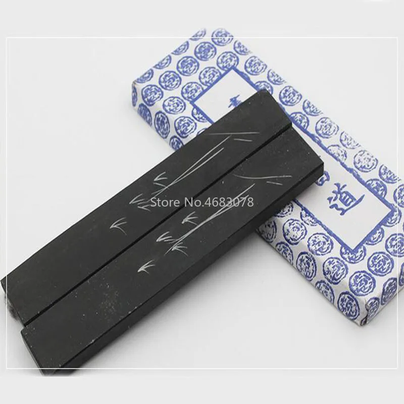 A pair Chinese Calligraphic Appliances 18cm Press Xuan Paper Stone ruler