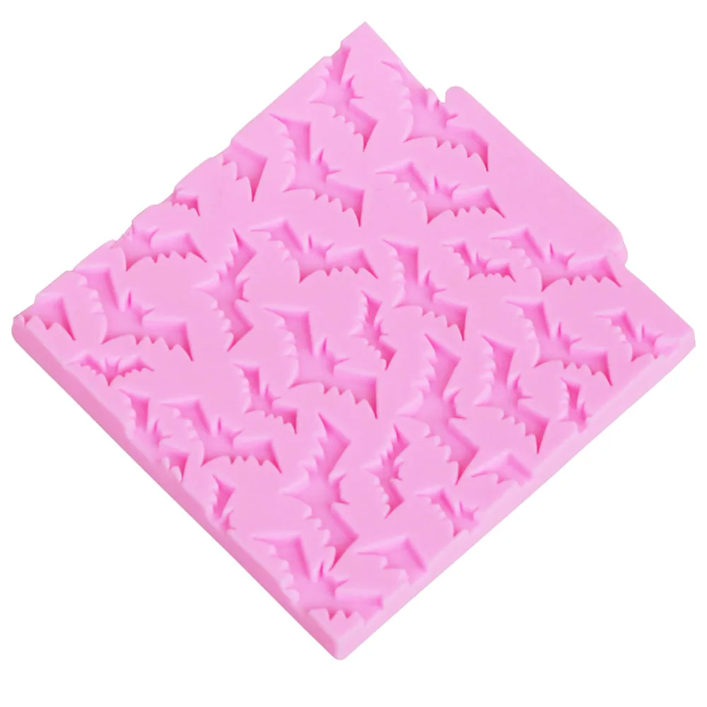 M946 Bat Silicone Mold Halloween Cake Border Cupcake Fondant Cake Decorating Tools Candy Clay Chocolate Gumpaste Moulds