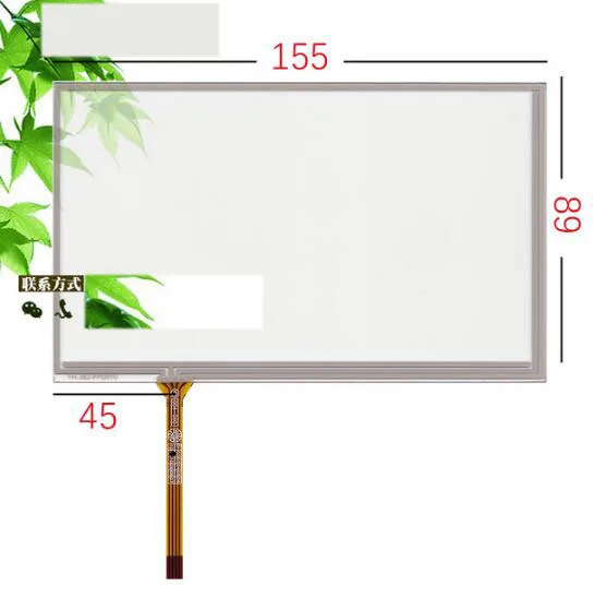 

6.2'' inch 6.5 inch LCD touch screen cable Ling Lu Teshi touch screen navigation DVD screen handwriting screen 155*89