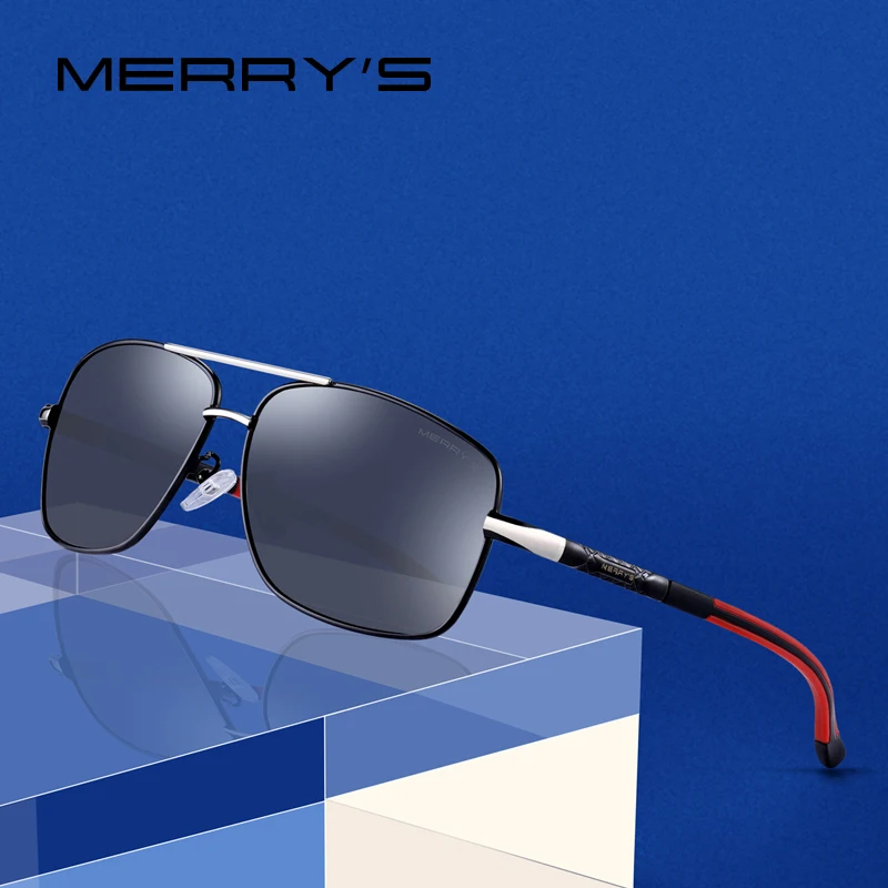 

MERRYS DESIGN Men Classic HD Polarized Sunglasses For Driving Aviation Aluminum Mens Sun glasses UV400 Protection S8714