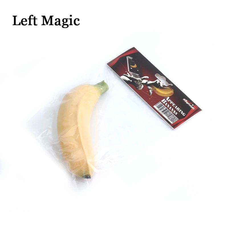 Rubber Fake Banana From Empty Hand Imitation Vanishing Appearing Banana Magic Tricks Stage Gimmick Props Illusion Comedy