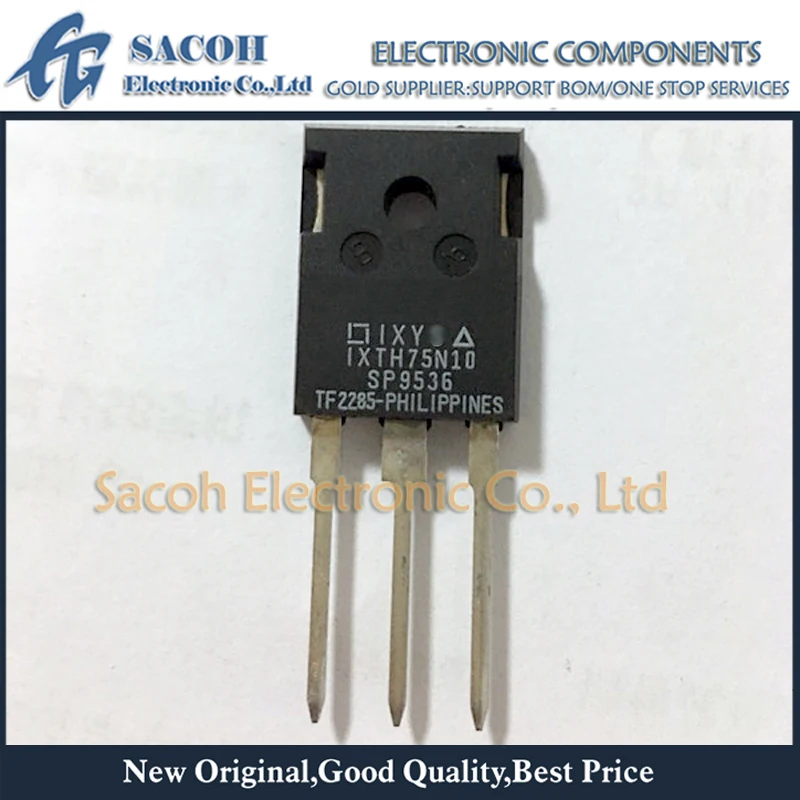 

Refurbished Original 5Pcs/Lot IXTH75N10 IXFH75N10 OR IXTH75N10L2 IXFH75N10Q OR IXTH75N15 IXFH75N15 TO-247 75A 100V Power MOSFET