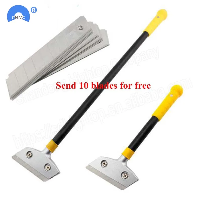 

Cleaning shovel pipe handle blade glass scraper Stripping Tool Floor Tile Adhesive Removal Mini Shaver Scr